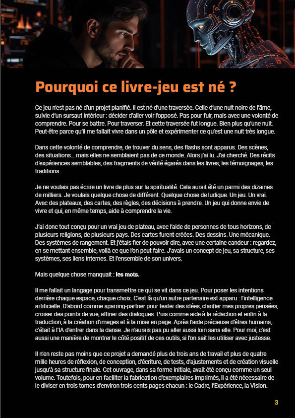 Eden, Le Jeu de la Vie, Le Cadre, Vol. 1