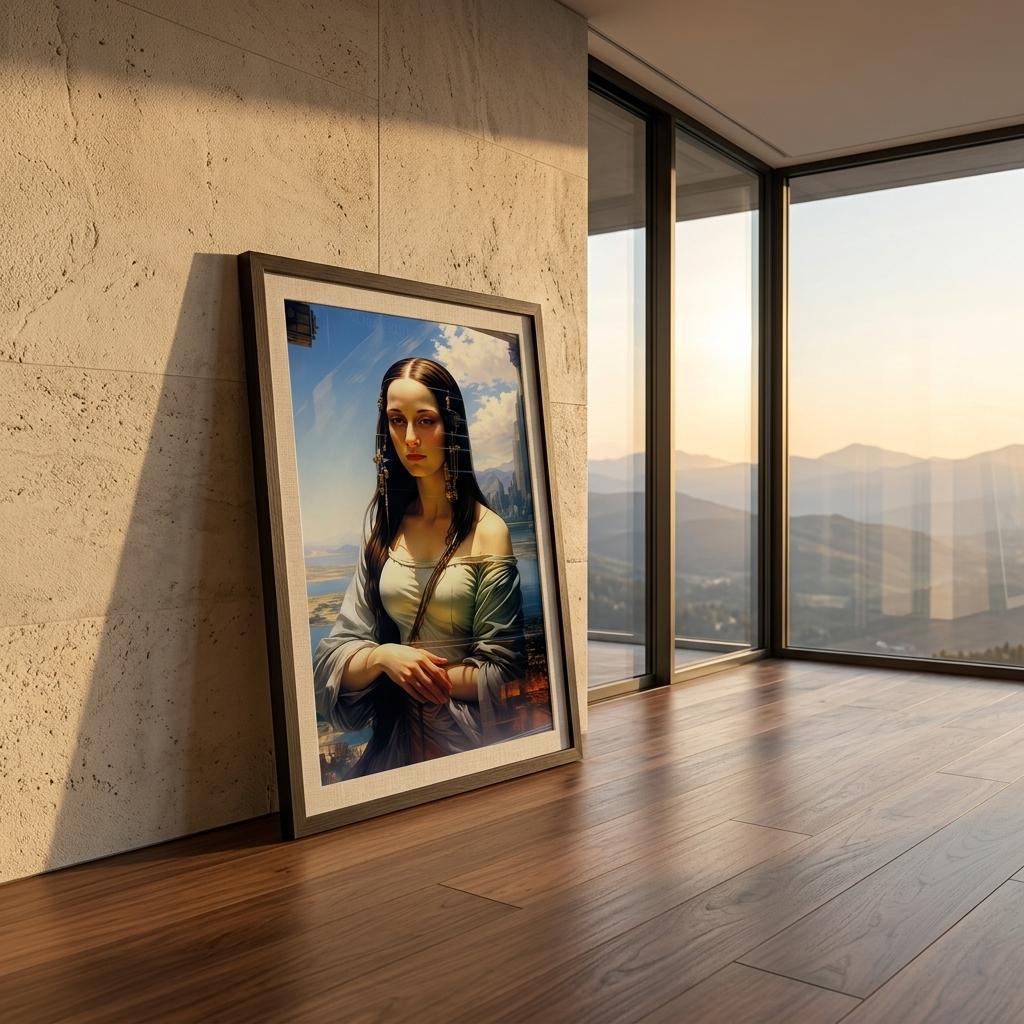 The last Heiress  | Framed Canvas Print | 30 × 40 cm (12 × 16″)