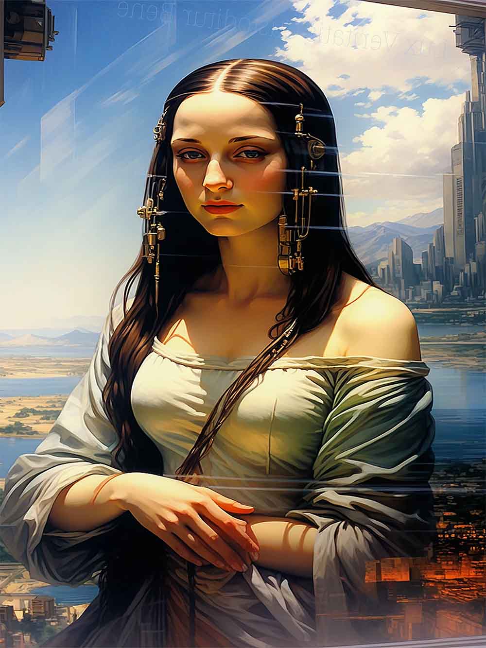 The last Heiress  | Framed Canvas Print | 30 × 40 cm (12 × 16″)